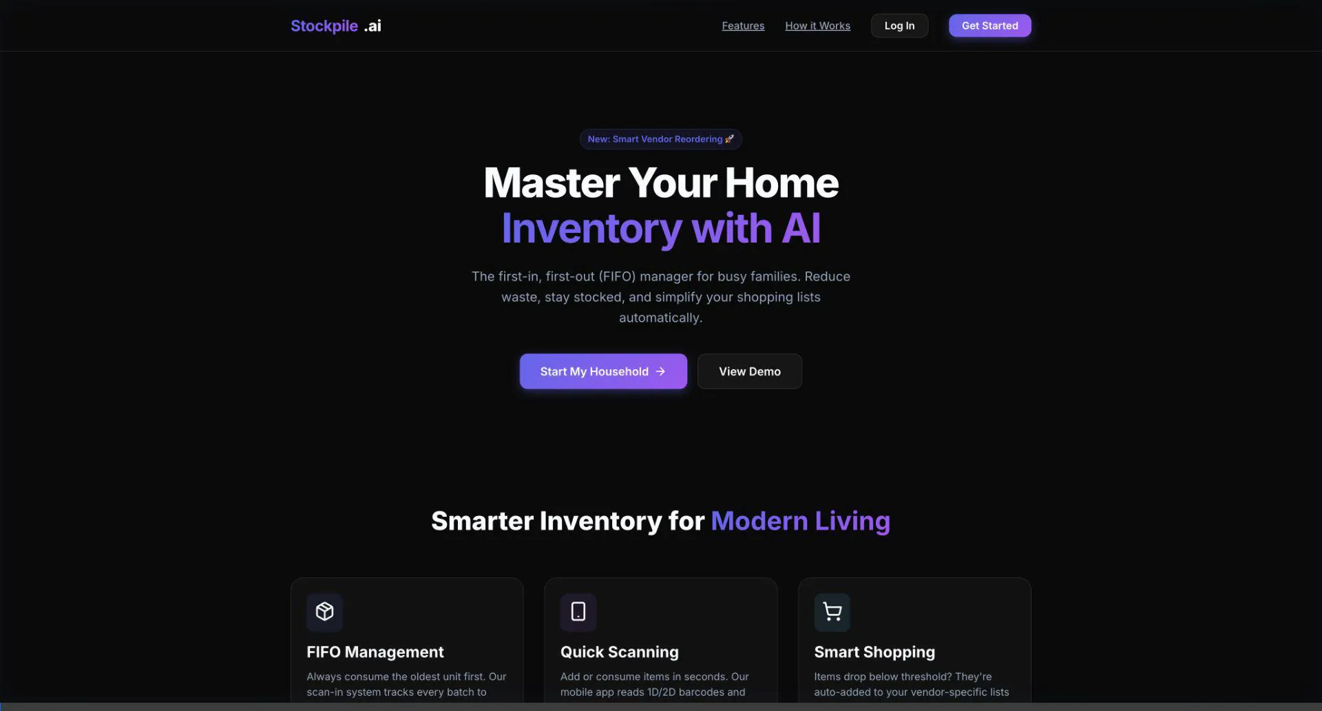 Stockpile App Web Demo