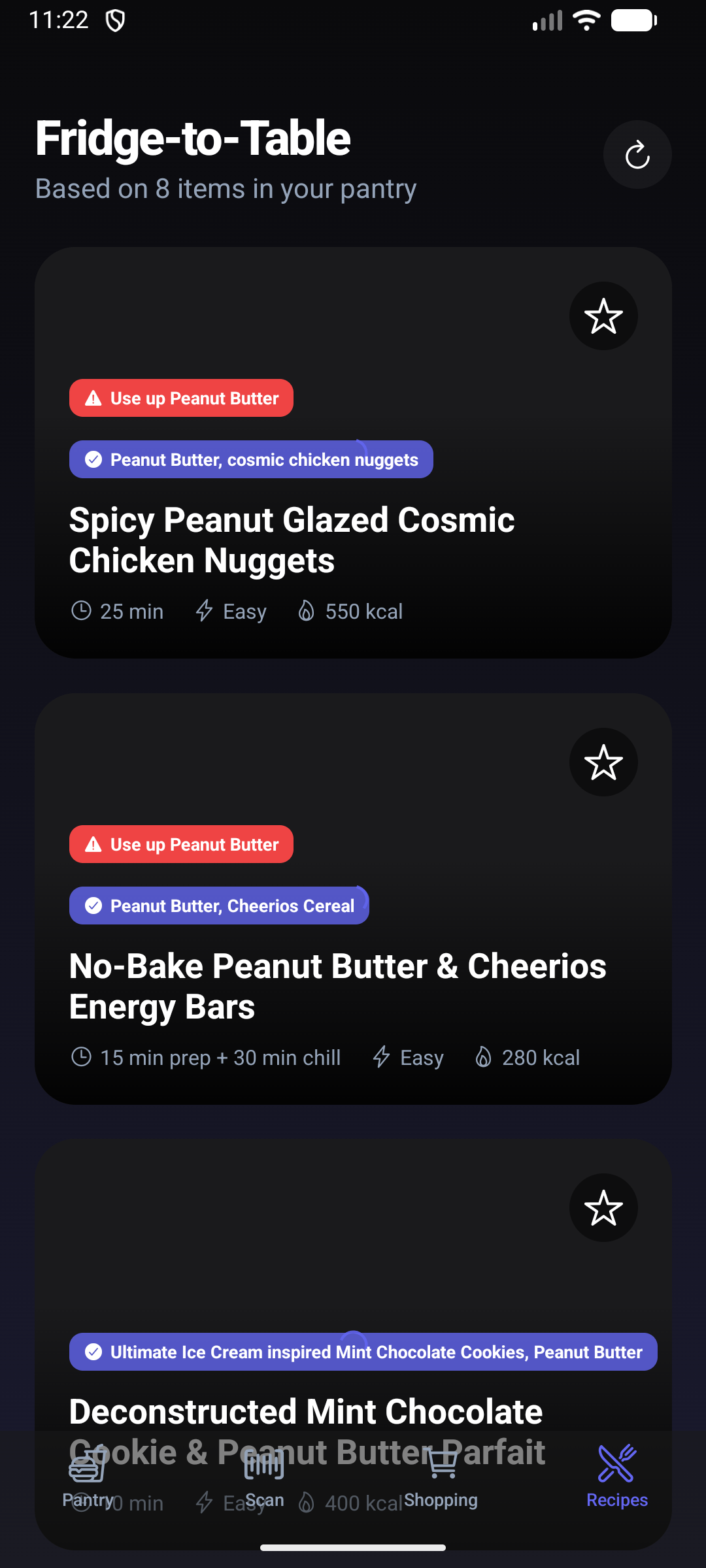 AI Fridge-to-Table